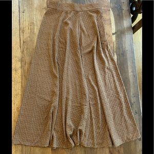 Floral Flowy MIDI Skirt